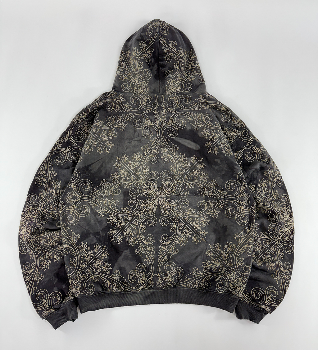 TRANCE HOODIE (OBSIDIAN & GOLD)