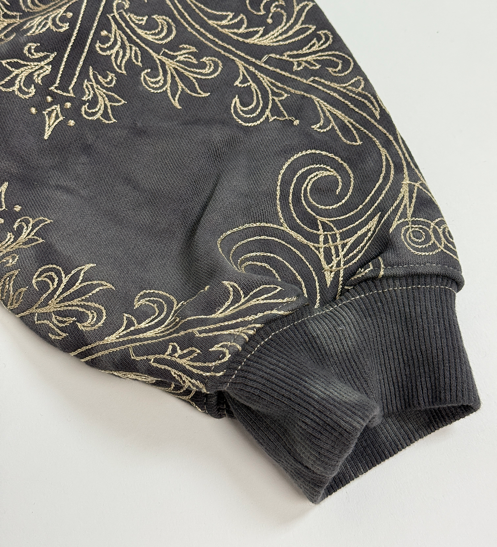 TRANCE HOODIE (OBSIDIAN & GOLD)