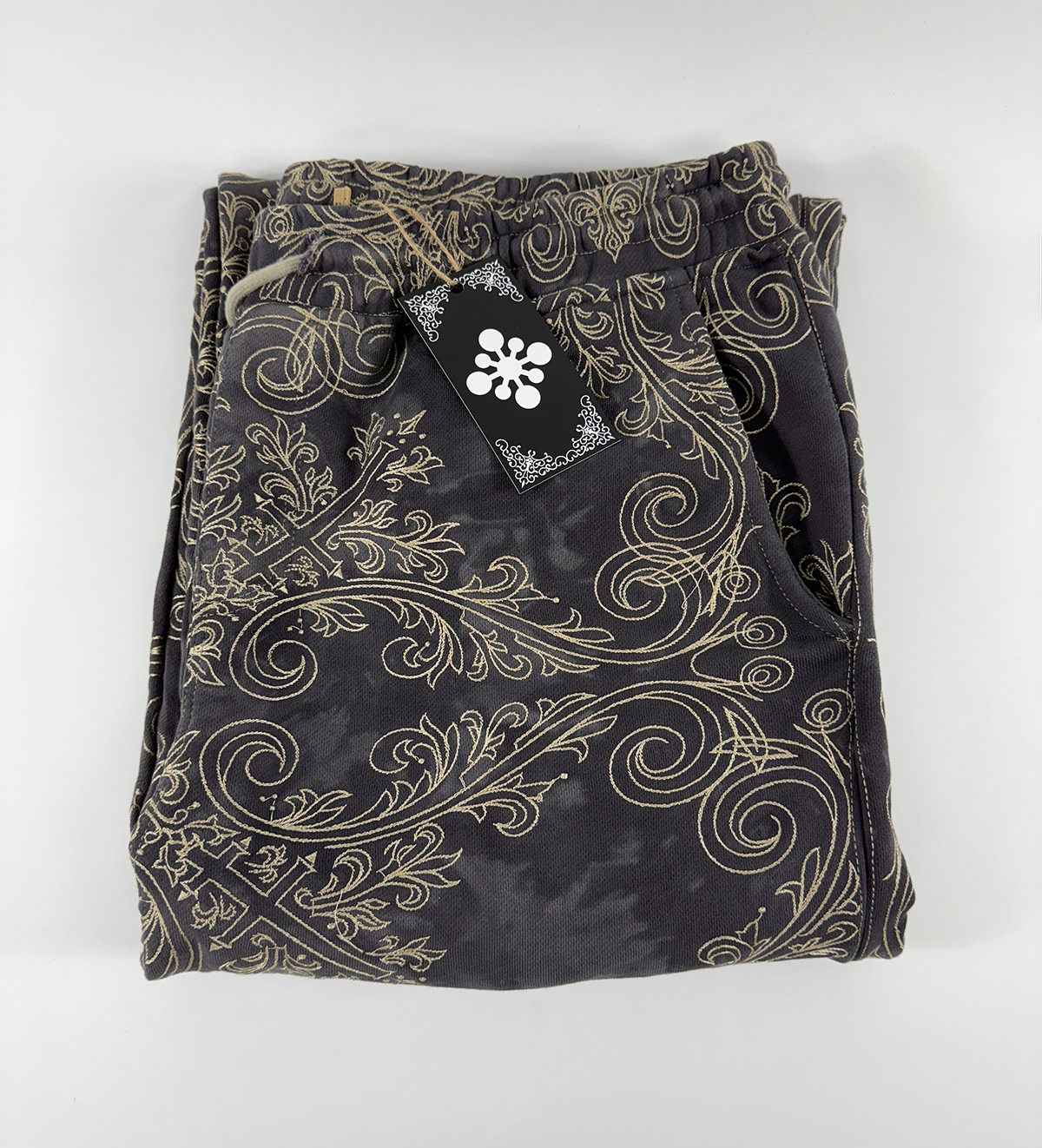 TRANCE SWEATPANTS (OBSIDIAN & GOLD)