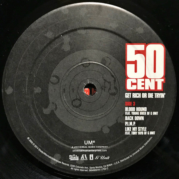 Get Rich Or Die Tryin' (2xVINYL) | Near Mint- (NM-) Near Mint (NM or M-)