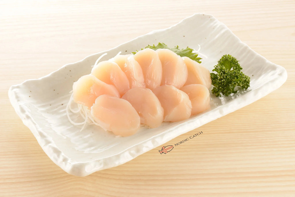 Hokkaido Scallops, Dry Extra Large 16-20 Size (2.2LB Bulk Case)