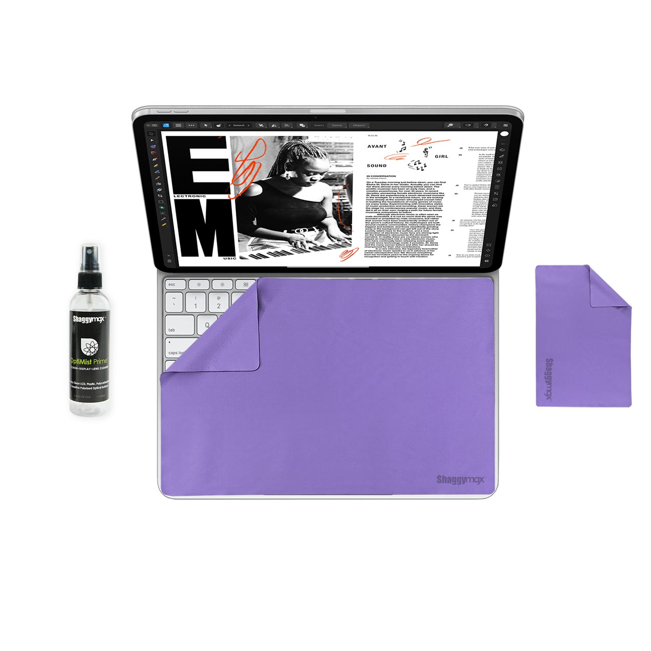 iPad Pro 11" M4 Microfiber UnderWare Pac Cleaning Kit