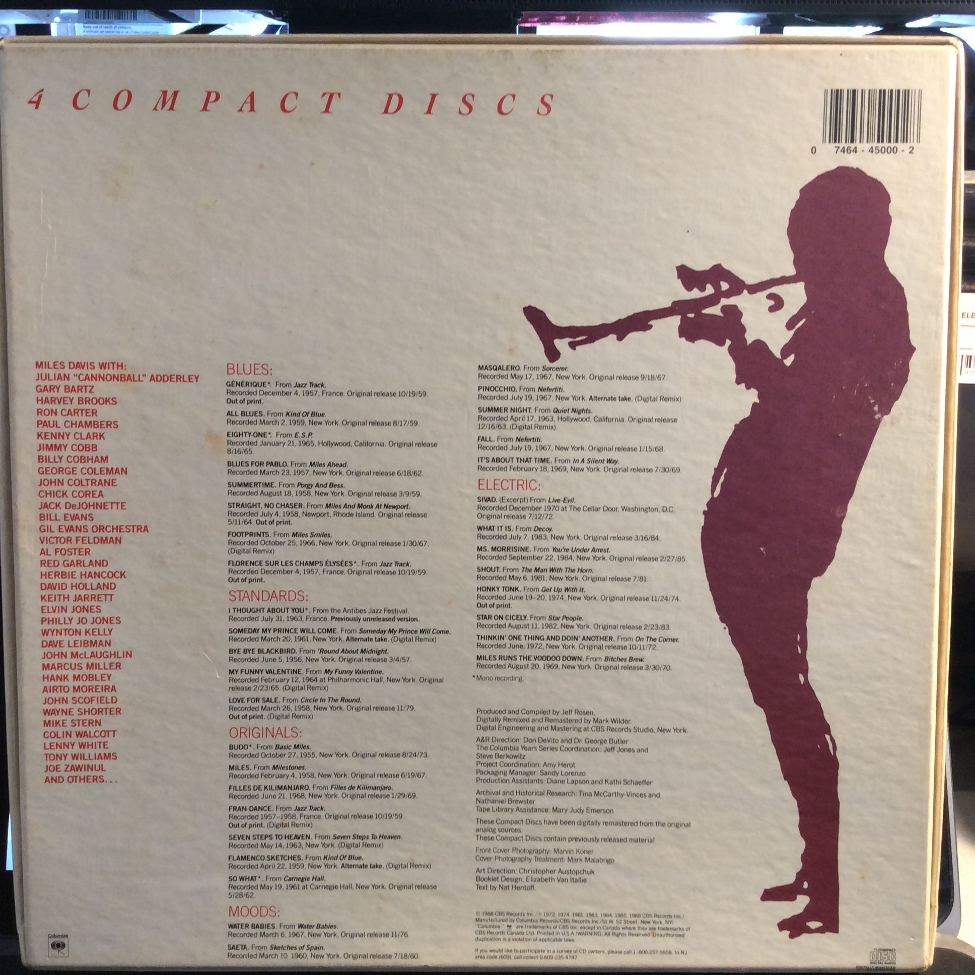 The Columbia Years 1955-1985 (4xCD BOX) | Near Mint (NM) Very Good Plus (VG+)