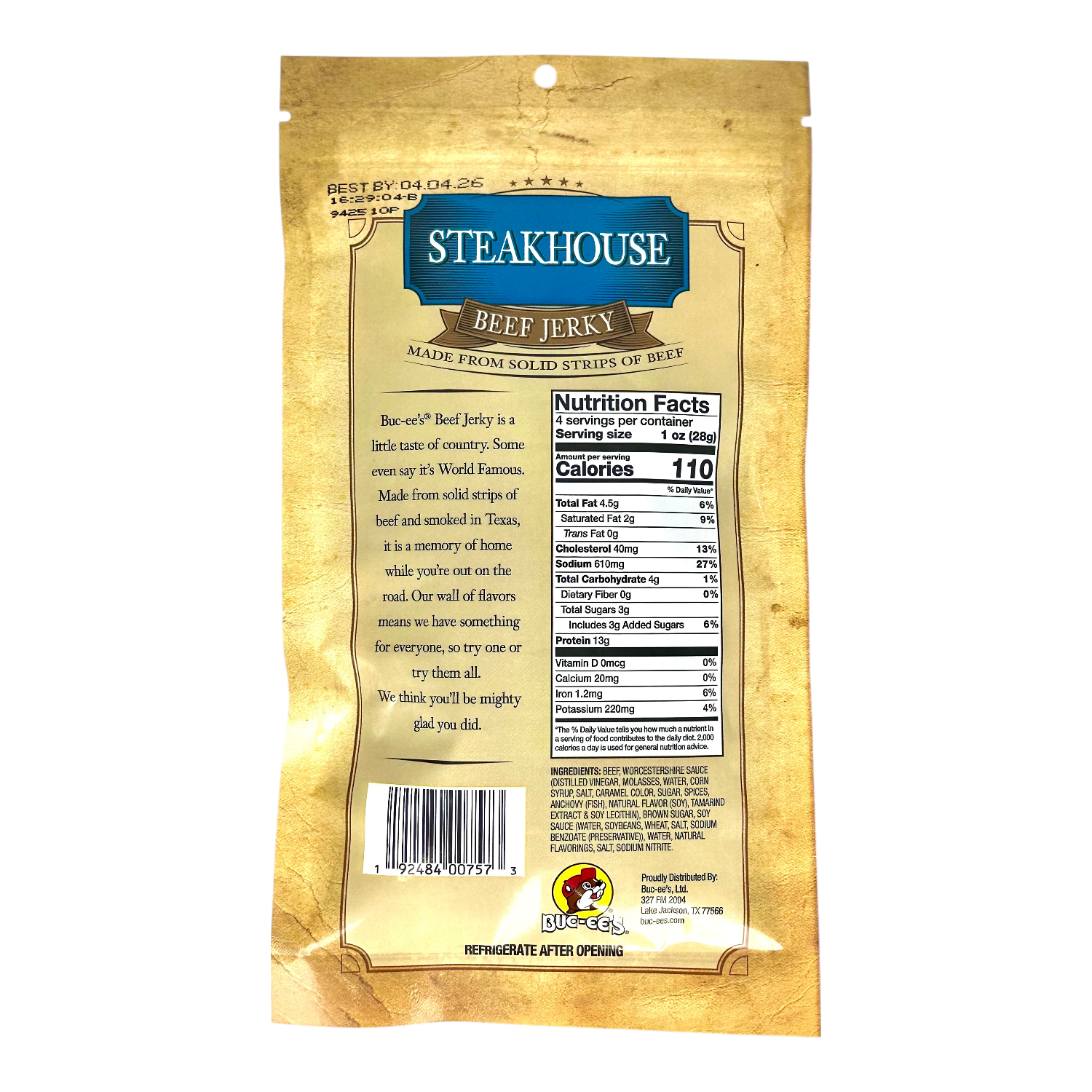 Steakhouse Beef Jerky
