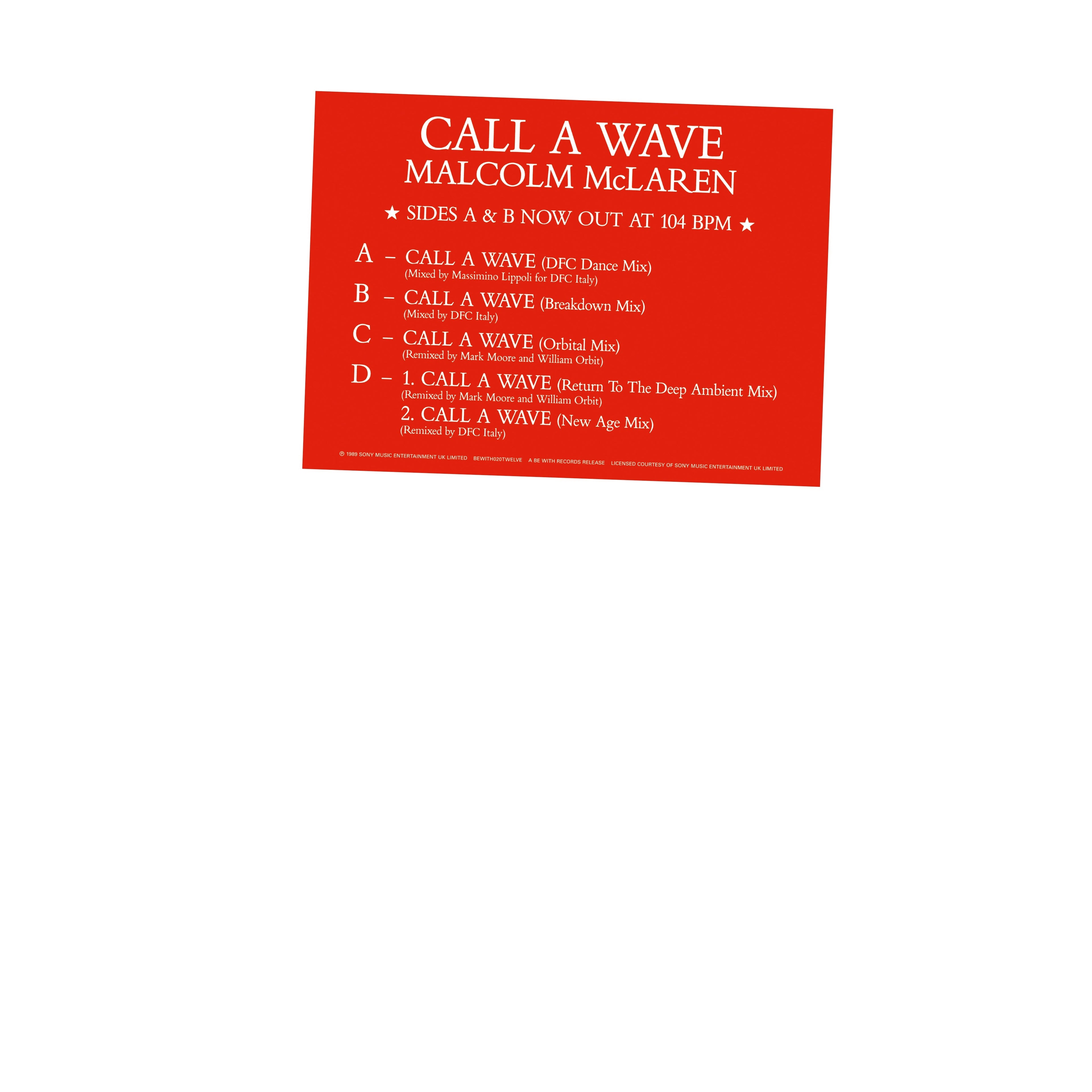 Call A Wave Remixes |