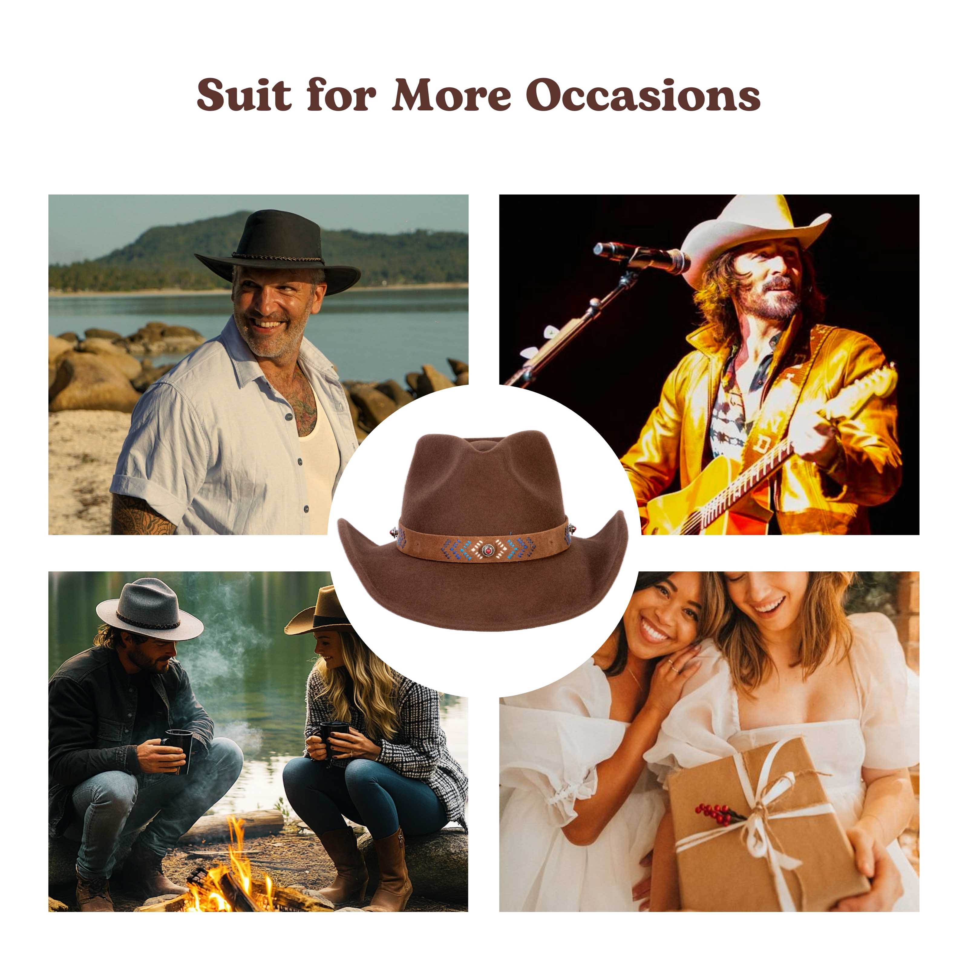 Maverick Sand Rope Felt Cowboy Hat