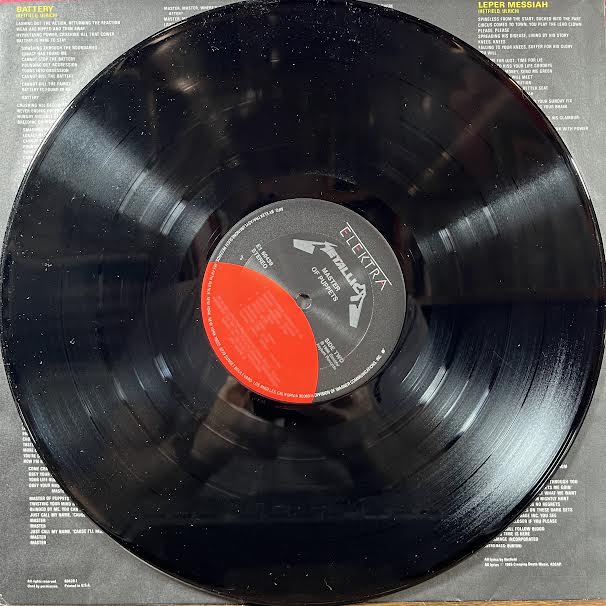 Master Of Puppets (VINYL) | Near Mint (NM or M-) Excellent (EX)