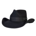 Midnight Black Felt Cowboy Hat