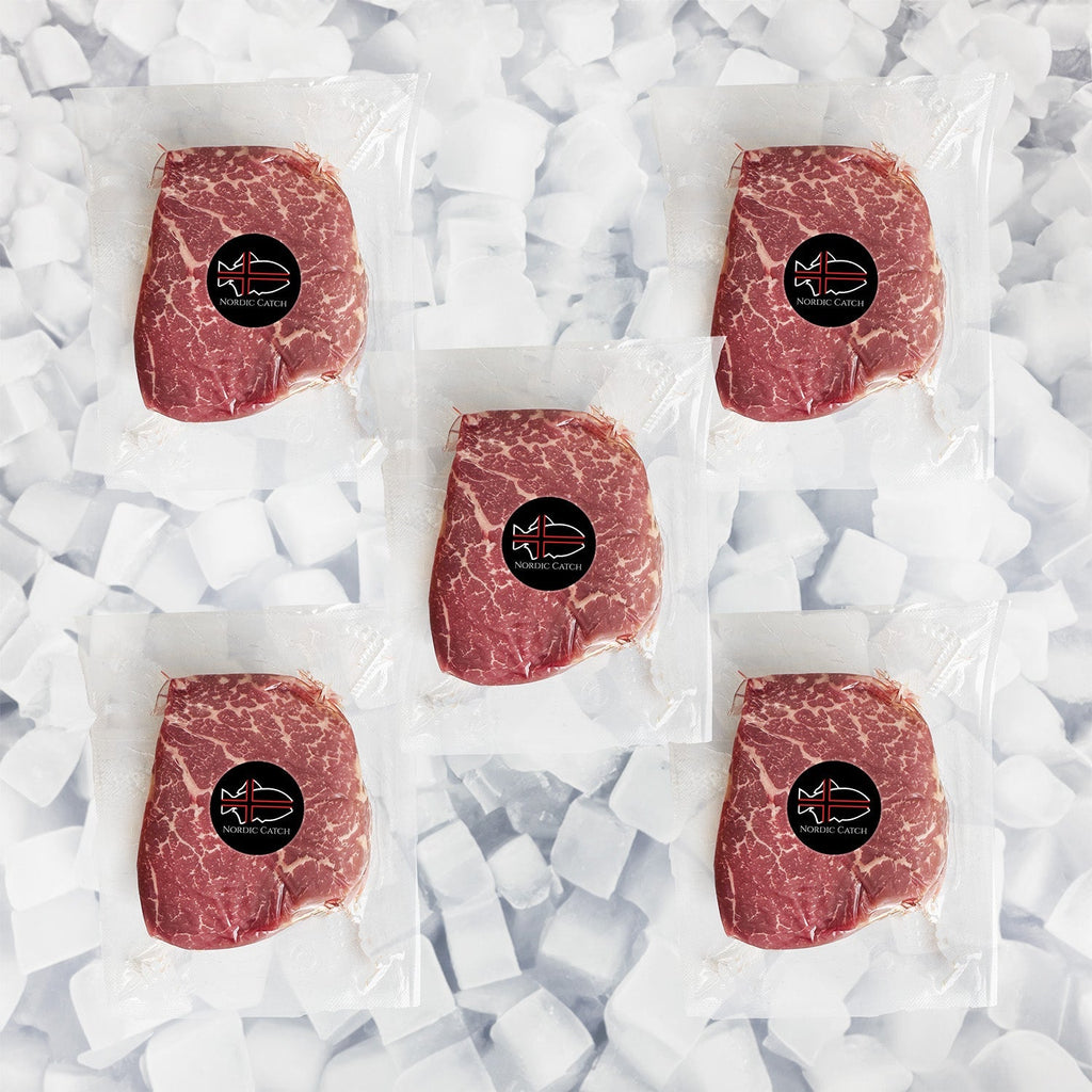 Natural Black Angus Prime Filet Mignon Steak, Grass Fed (Bulk Case)