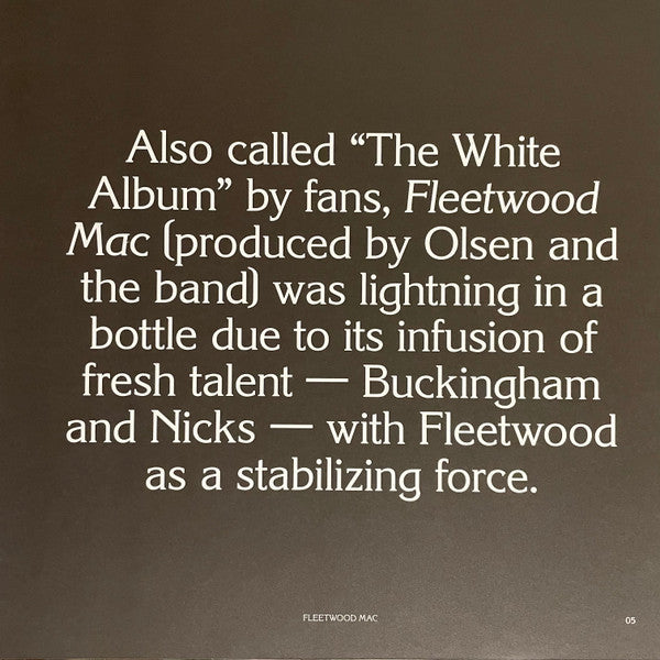 Fleetwood Mac (BLACK & WHITE COLOR VINYL - VMP) | Mint (M) Mint (M)