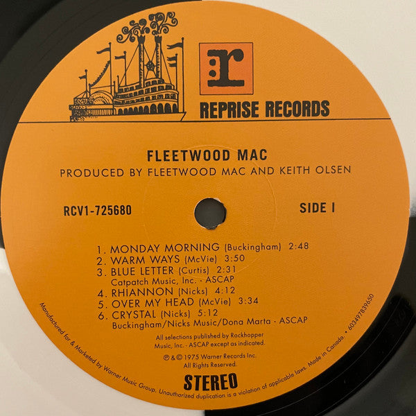 Fleetwood Mac (BLACK & WHITE COLOR VINYL - VMP) | Mint (M) Mint (M)