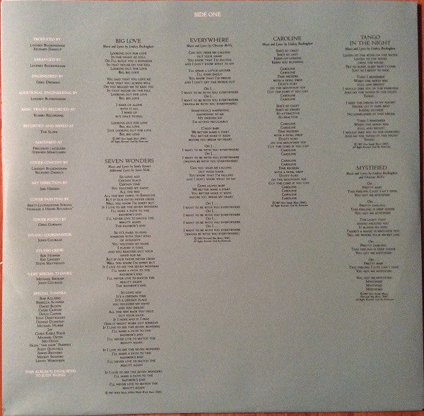 Tango In The Night (180 GRAM VINYL) | Mint (M) Mint (M)