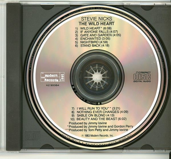 The Wild Heart (CD) | Excellent+ (EX+) Excellent (EX)