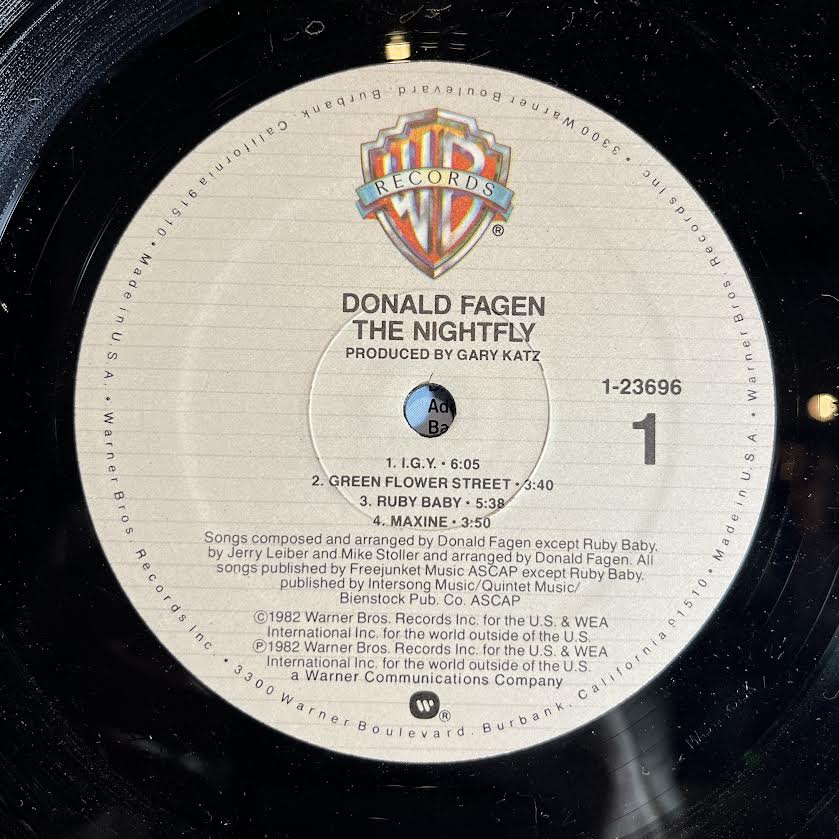 The Nightfly | Excellent+ (EX+) Excellent+ (EX+)