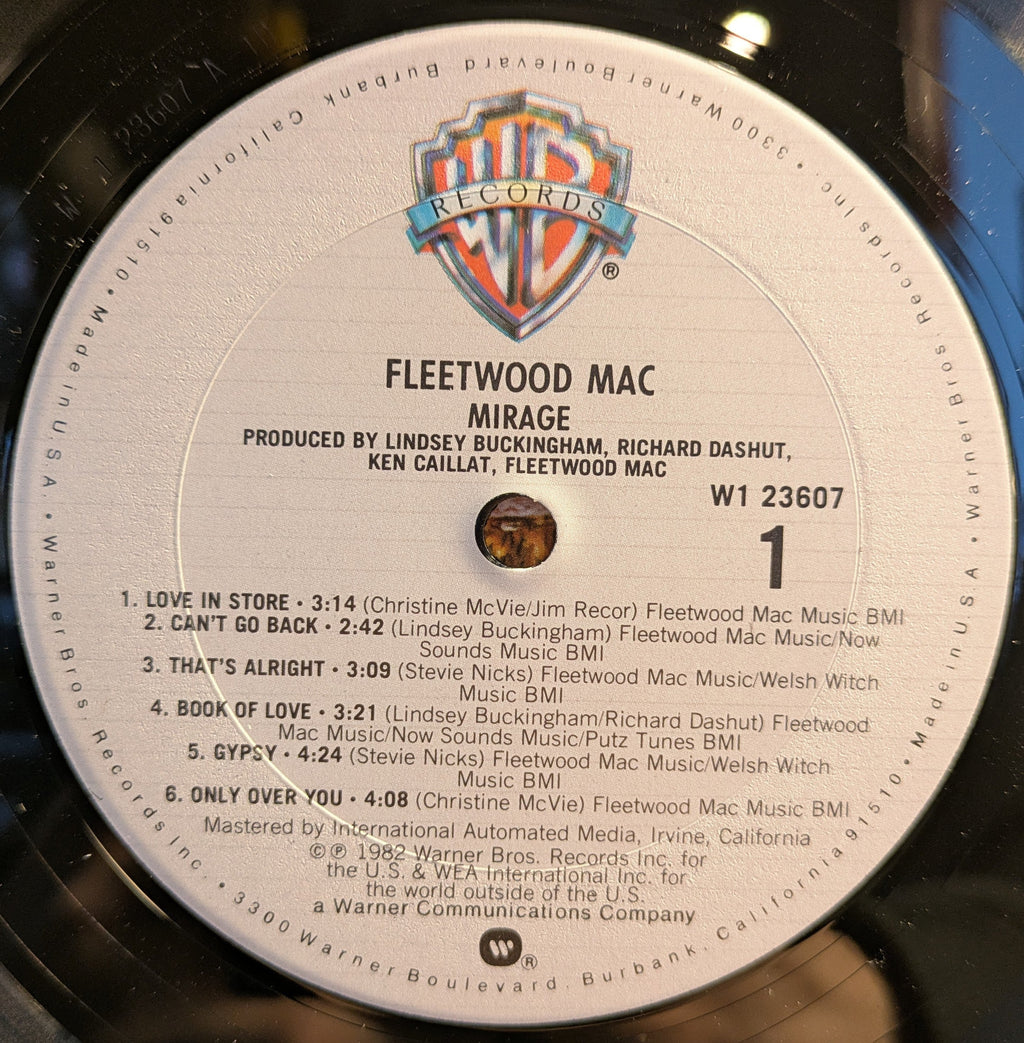 Mirage (VINYL) | Near Mint (NM) Excellent (EX)