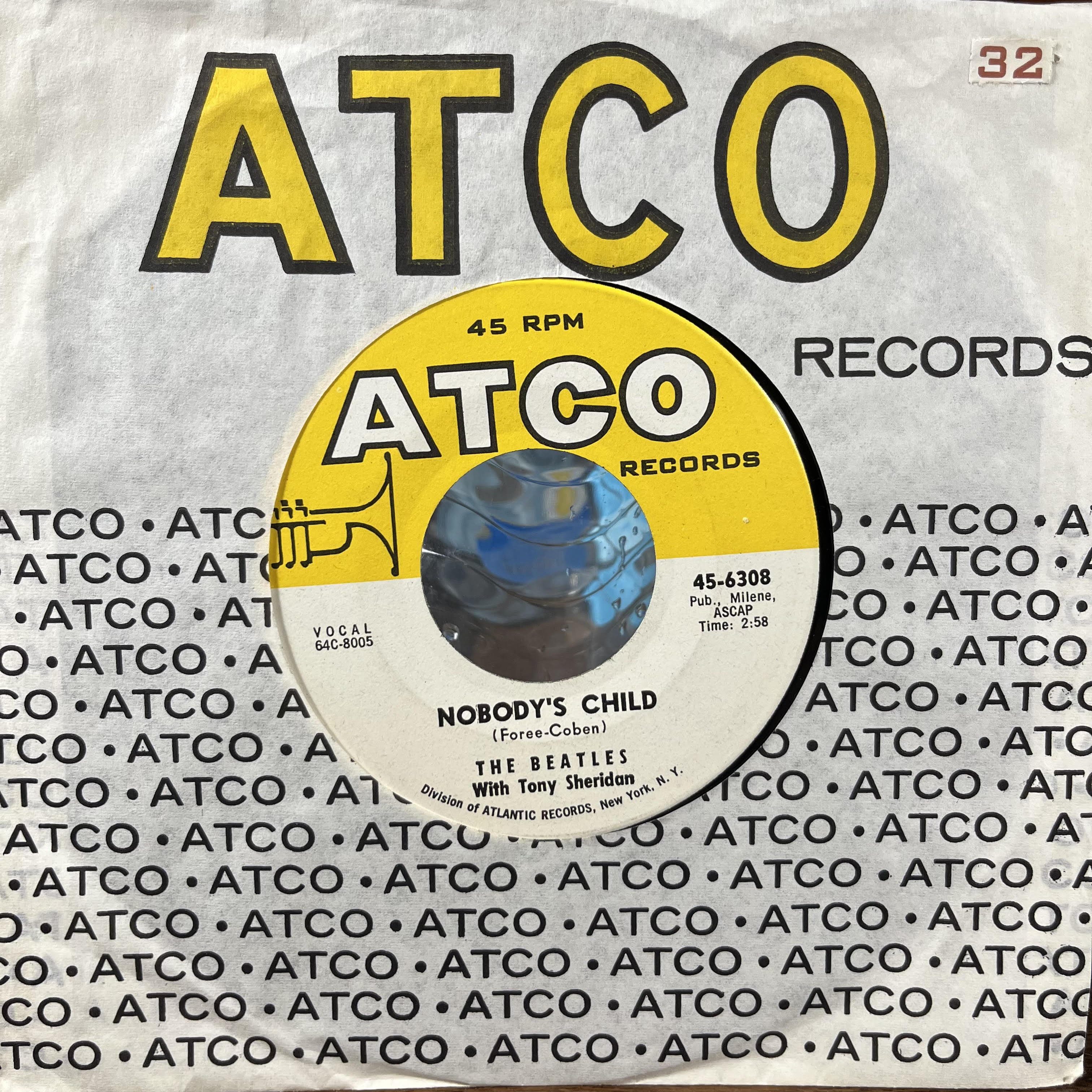 Ain't She Sweet / Nobody's Child (7" VINYL) | Very Good Plus Plus (VG++) Near Mint (NM or M-)