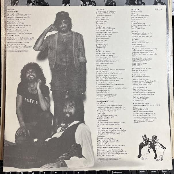 Rumours (VINYL) | Very Good (VG) Excellent (EX)