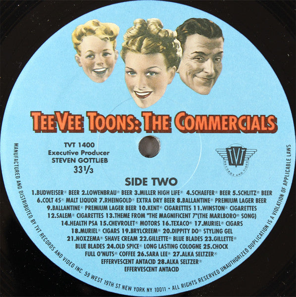 TeeVee Toons: The Commercials (VINYL) | Very Good (VG) Excellent (EX)