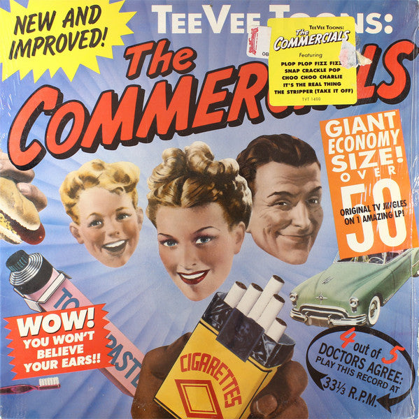 TeeVee Toons: The Commercials (VINYL) | Very Good (VG) Excellent (EX)
