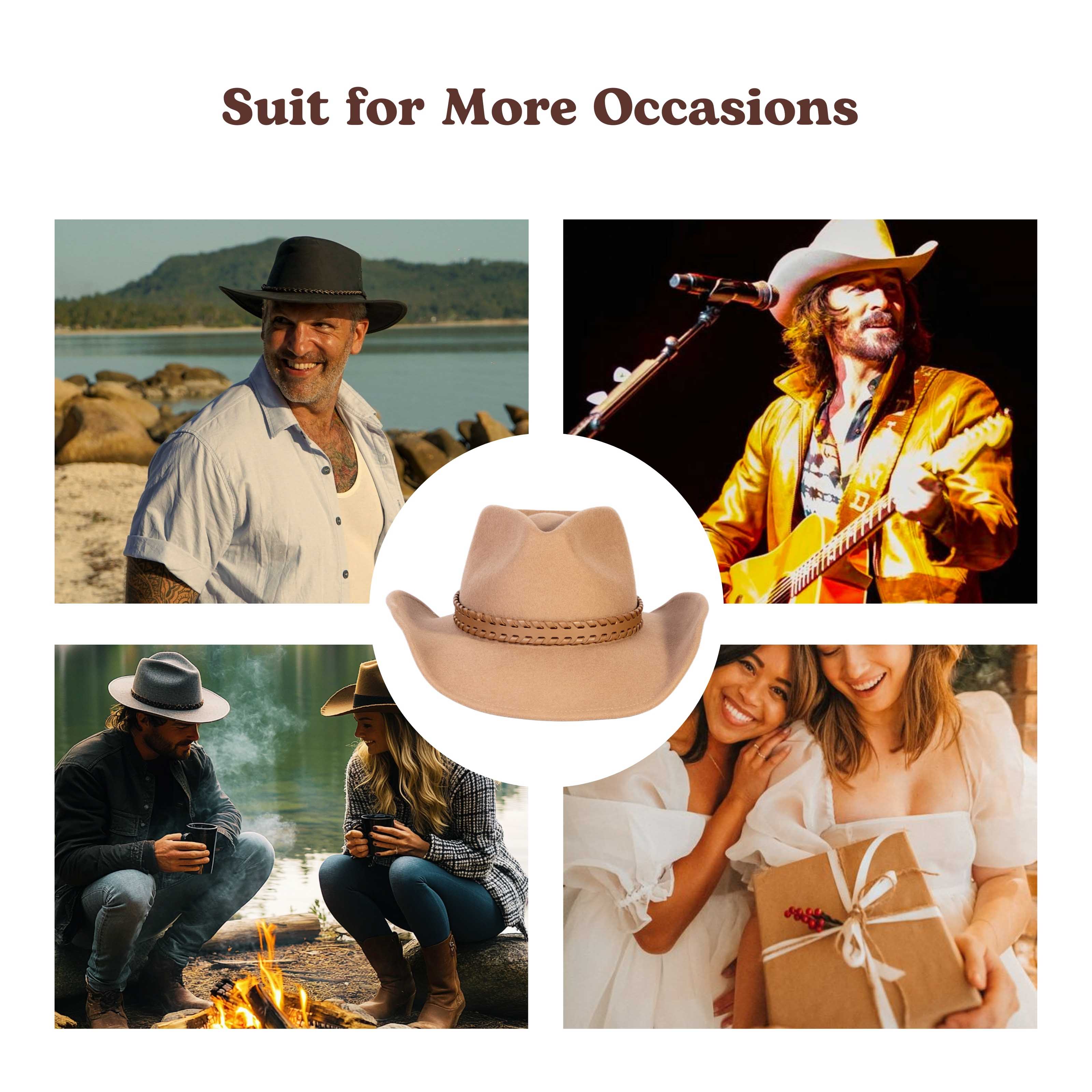Sundown Tan Felt Cowboy Hat