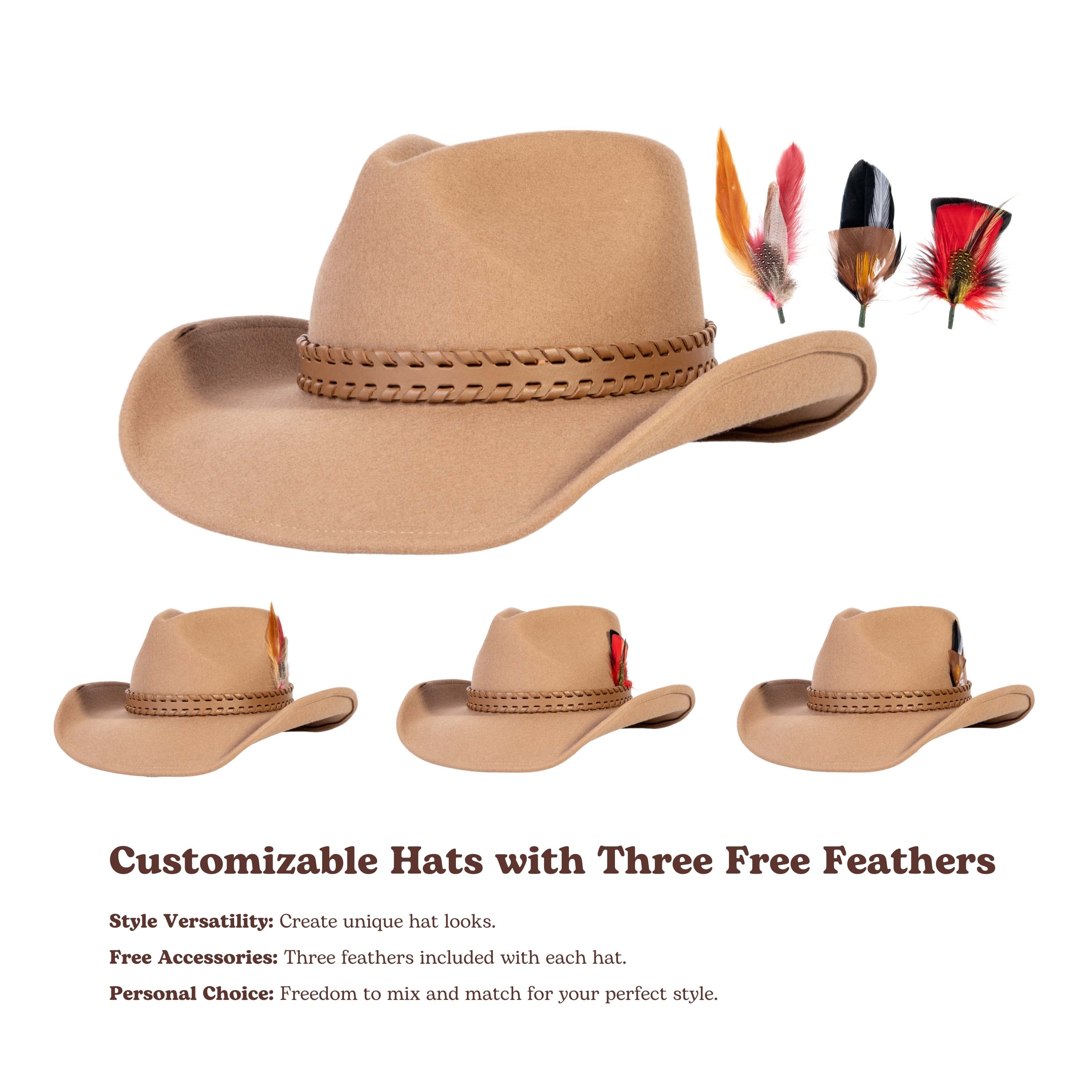 Sundown Tan Felt Cowboy Hat