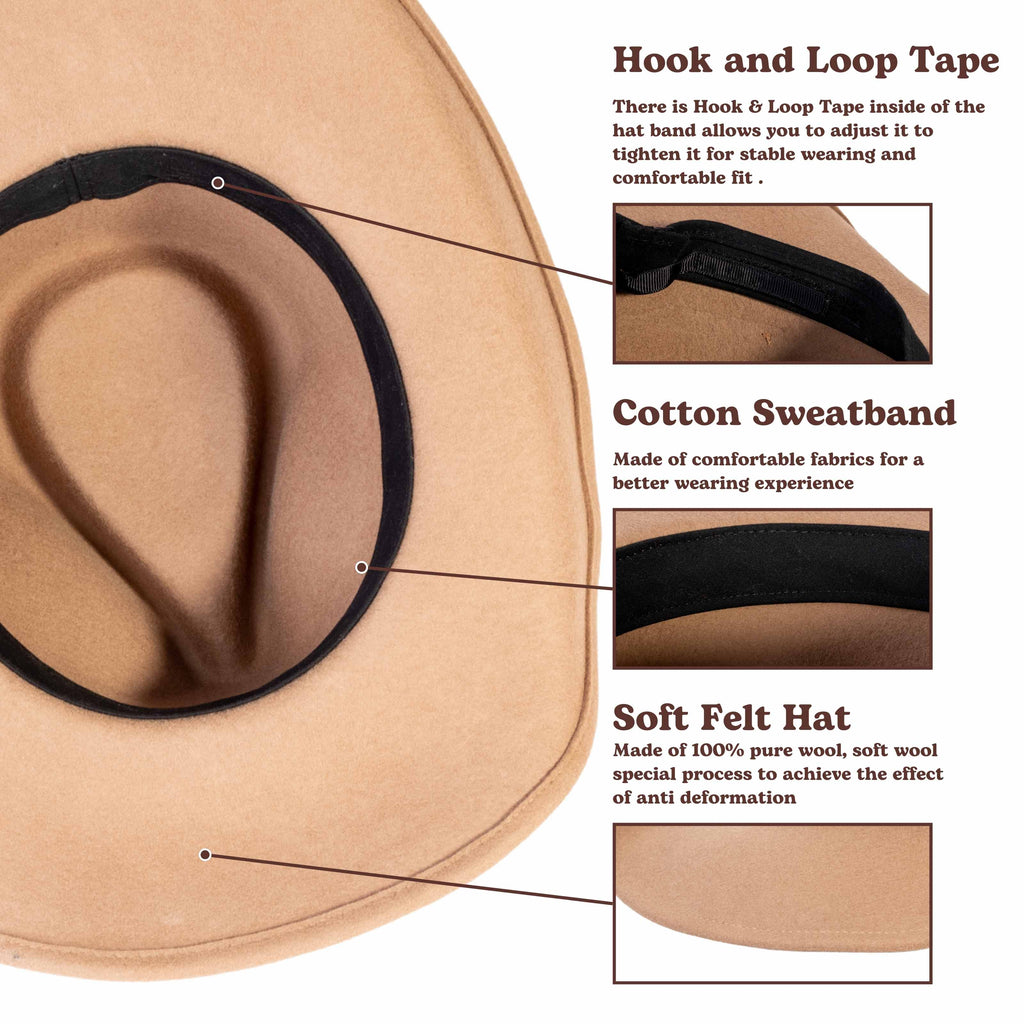 Sundown Tan Felt Cowboy Hat