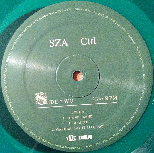 Ctrl (TRANSLUCENT GREEN VINYL) | Mint (M) Mint (M)