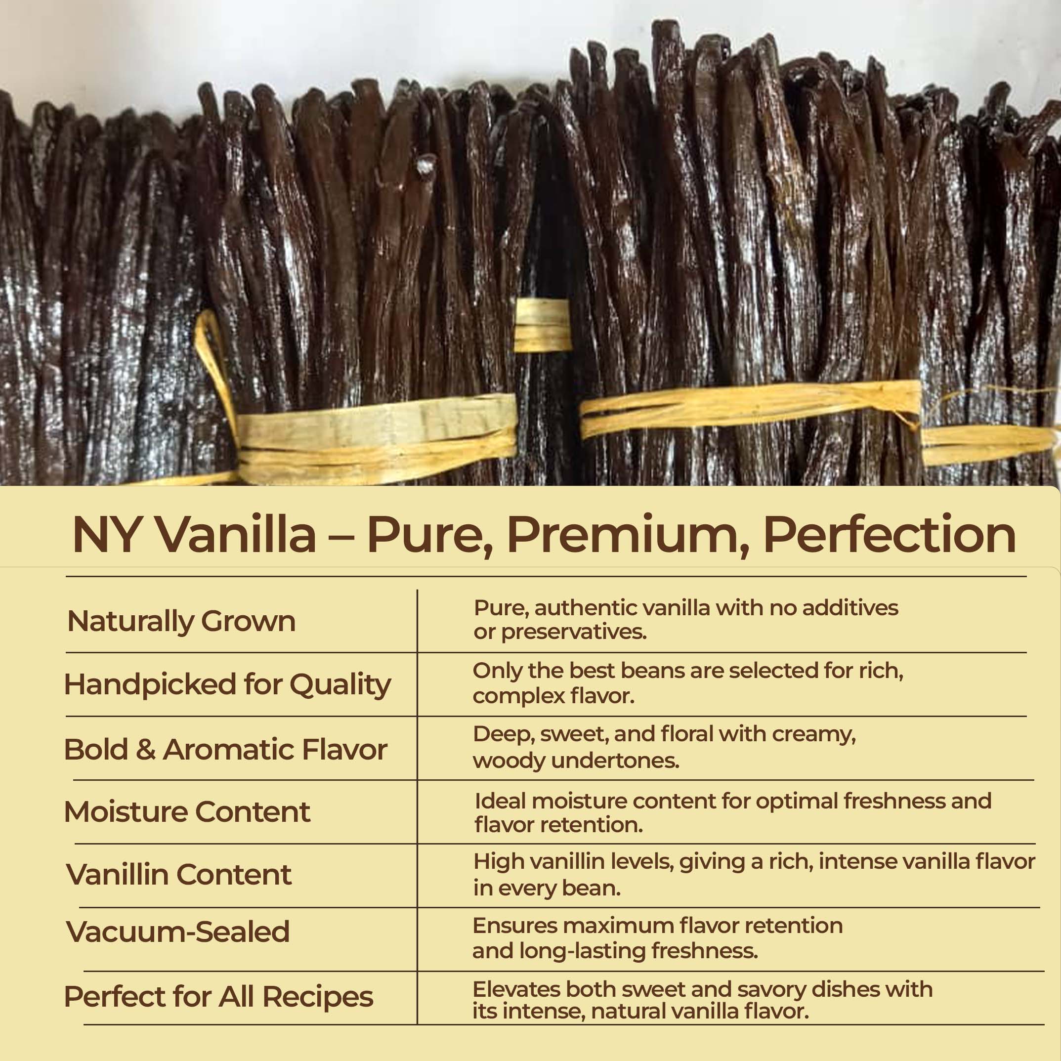 SPECIAL 12 lb. Bulk Gourmet Vanilla Beans – Premium Grade A Vanilla Pods for Baking & Extract