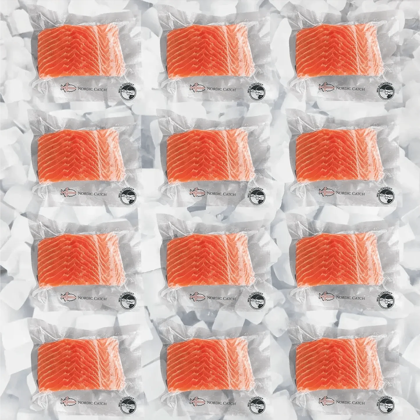 Wild Caught Salmon, Columbia River King Skin On (Bulk Case)