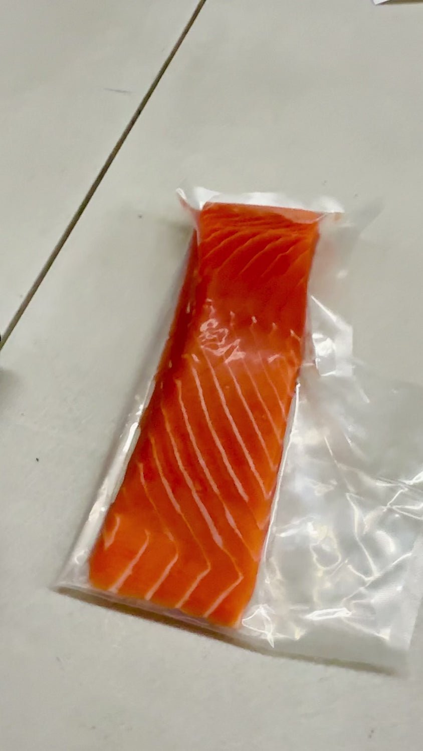 Wild Caught Salmon, Columbia River King Skin On (Bulk Case)